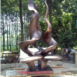 不銹鋼抽象園林景觀藝術雕塑擺件